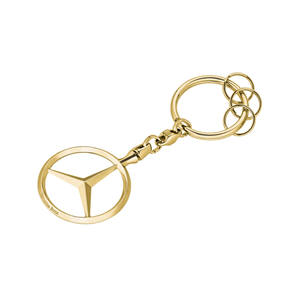 B66953741-BRELOK-CANVA-KLASYCZNY-MERCEDES-ZŁOTY-ZLOTY-ZAWIESZKA-DO-KLUCZY-GWIAZA-Z-LOGO-MB