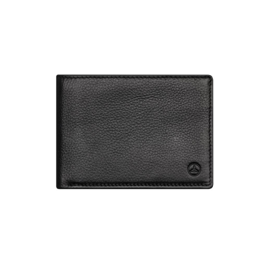 PORTFEL MERCEDES-BENZ SKÓRZANY CZARNY