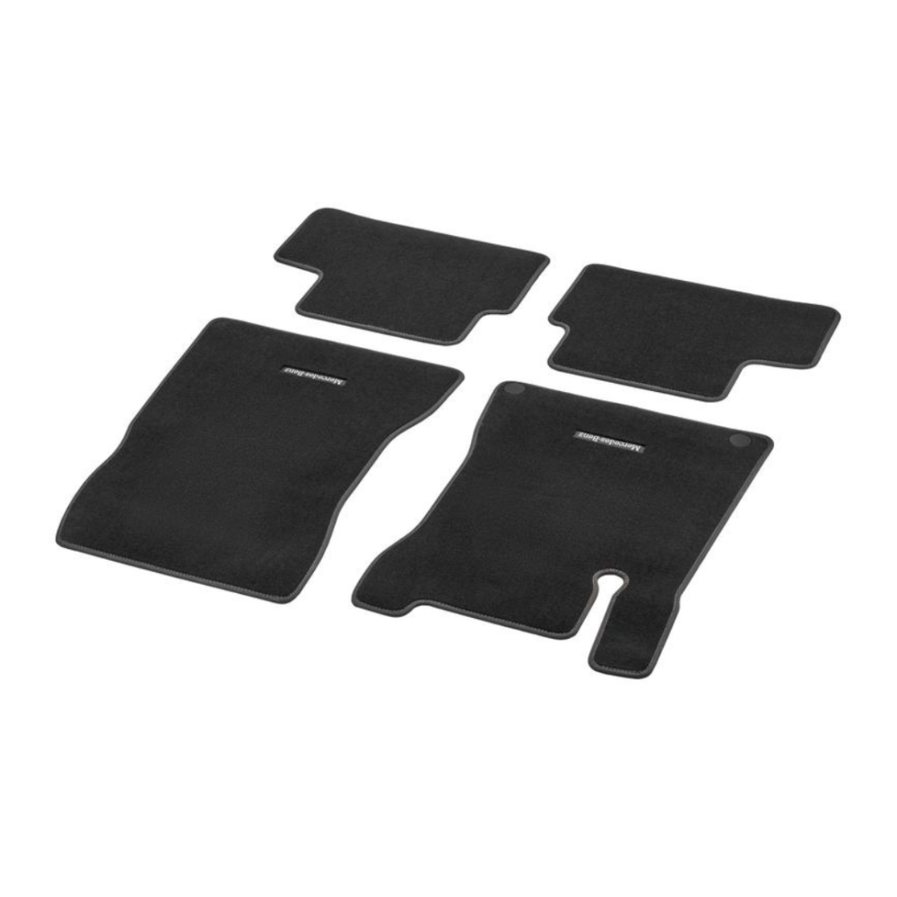 dywaniki welurowe - nut brown - GLB - mercedes - komplet - x247 - A24768067028S17