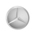 kołpak, osłona piasty Mercedes-Benz w kolorze szarym