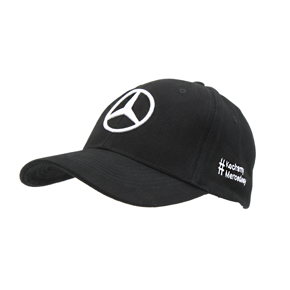 Czapka Mercedes-Benz z daszkiem czarna.png