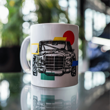 KUBEK MERCEDES-BENZ BIAŁY 300 SEL