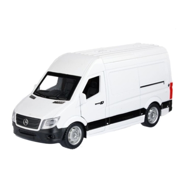 MODELIK MERCEDES-BENZ SPRINTER BIAŁY 1:32