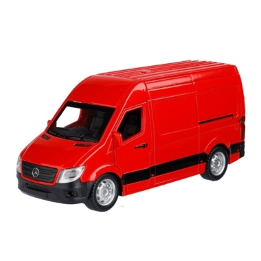 MODELIK MERCEDES-BENZ SPRINTER CZERWONY 1:32