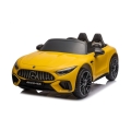 AUTO-NA-AKUMULATOR-MERCEDES-AMG-SL63-ŻÓŁTY-LAKIEROWANY-Q16878