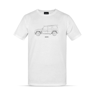 T-SHIRT BRABUS "G WAGON" BIAŁY